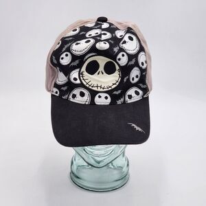 Disney Parks WDW Vintage Jack Skellington NBC Fitted Hat ONE SIZE